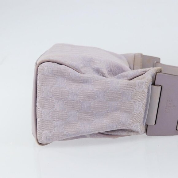 Authentic GUCCI GG Canvas Shoulder Bag Purple Gold 92699 - Picture 11 of 16